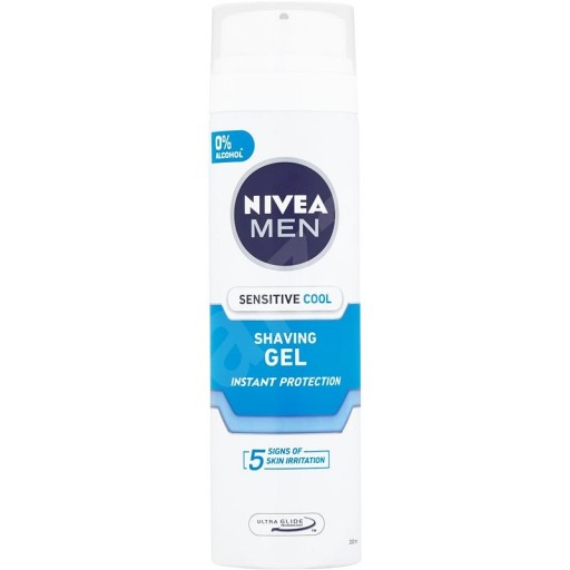 NIVEA MEN SENSITIVE COOL, STAROSTLIVOSŤ/CHLADIACI GÉL NA HOLENIE 200 ml