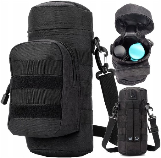 Taktické vojenské Molle puzdro na airsoftovú fľašu