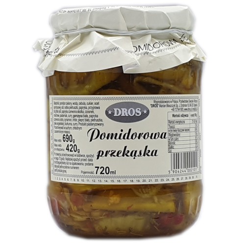 Paradajkový snack 720 ml / 690 g – DROS