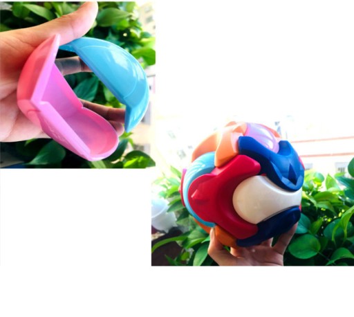 Prasiatko, loptička na skladanie, 3D puzzle