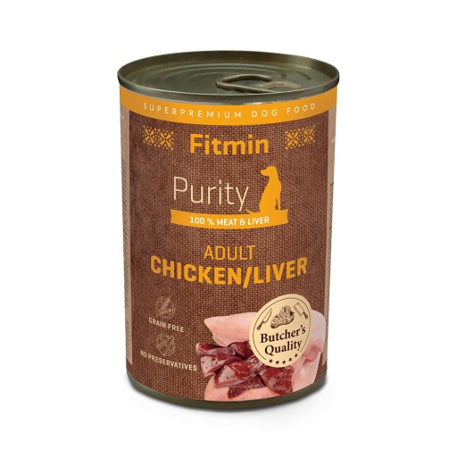 Fitmin Purity psia kuracia pečeň 400g