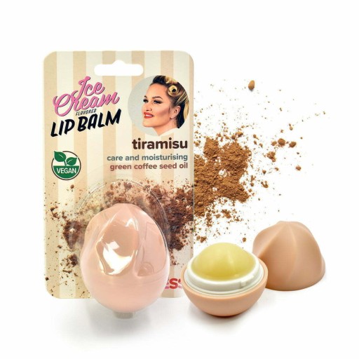 Balzam na pery, ochranný rúž, lesk na pery KICESS Tiramisu