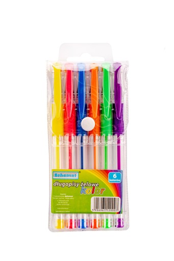 GÉLOVÉ PERÁ FARBA 6 FARIEB diagram