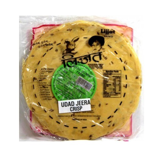 LIJJAT PAPAD Palacinky Palacinka Papadum Kmín 200g