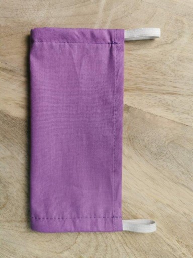 Ochranná maska 100% opakovane použiteľná bavlna, fialová