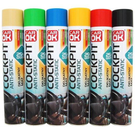 PROFAST SPRAY 750ML KOKPIT MÄKKÝ MATNÝ MATNÝ VÔŇOVÝ MIX AUTO OK