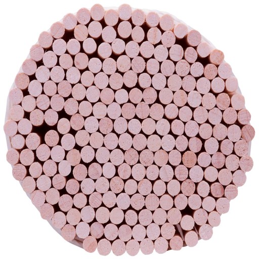 Vatové tyčinky okrúhle bukové tyčinky 40 cm 50 ks