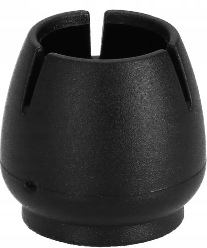 4x Ochranné silikónové poťahy s plsťou na nohy stoličky 12mm-16mm ČIERNA