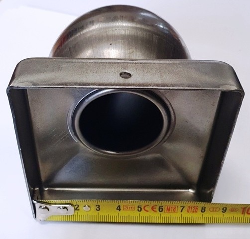 AKCIA: strieška na stĺpik 80x80mm s guľou 80mm