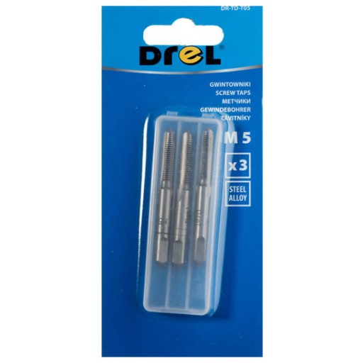 Závitníky Drel DR-TD-T05 M5 (3 ks.)