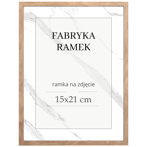 Rámček na fotky 15x21 A5, stojaci, hnedý