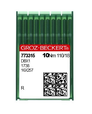 Ihly s viazaným stehom tenké pažby DBx1 R 110, ostré