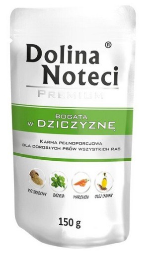 Dolina Noteci Prémiové vrecúško bohaté na zverinu 150g maltézsky