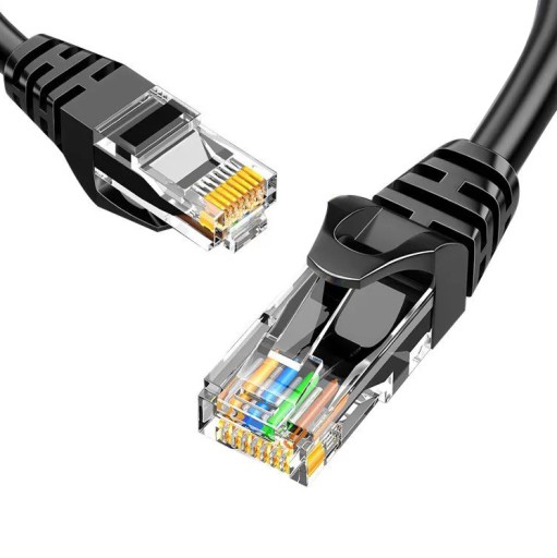 LAN ETHERNET SKÚTENÝ PÁROVÝ KÁBEL CAT 6E RJ45 3M