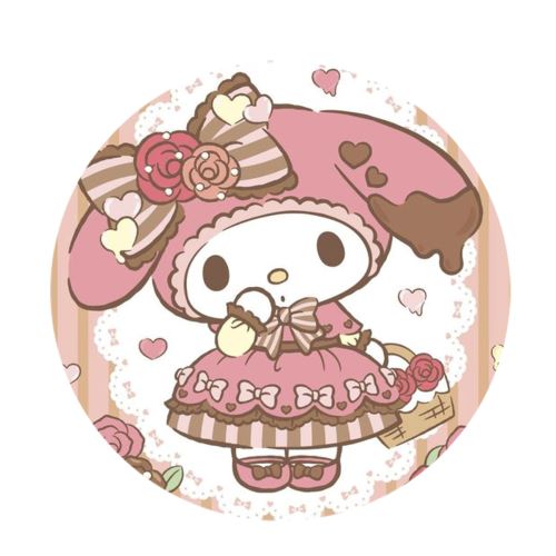 Špendlík Sanrio My Melody Chocolate Kawaii 58 mm