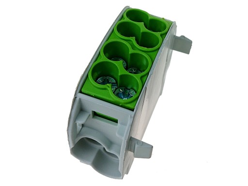 Distribučný blok Simet ZELENÝ 81503005 4x2,5-25mm