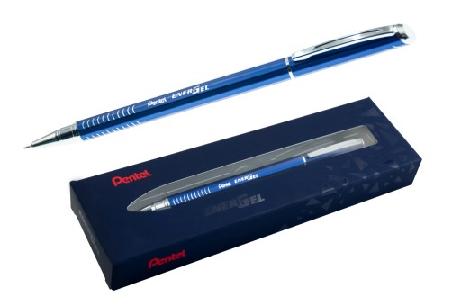 PENTEL EnerGel BLN455 modré kovové gélové pero
