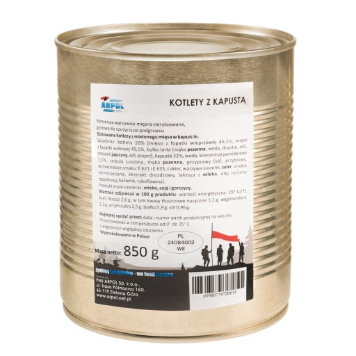 Konzervy - Rezne s kapustou 850g