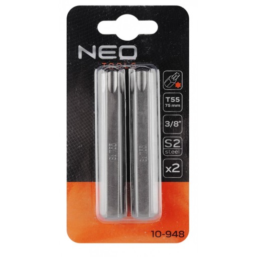 Bit TORX T55 x 75 mm, S2 x 2 ks.