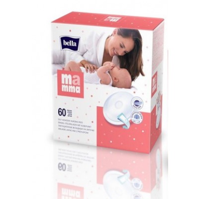 Bella Mamma prsné vložky s lepidlom 60 ks.