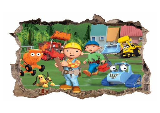 Nálepka na stenu BOB THE BUILDER! Veľký výber!