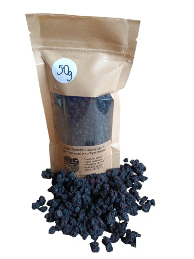 Lesné plody, sušené čučoriedky, čučoriedky, 50 g, zdravá desiata