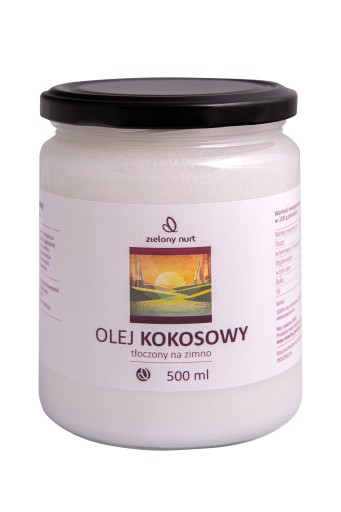 Nerafinovaný kokosový olej lisovaný za studena 500 ml