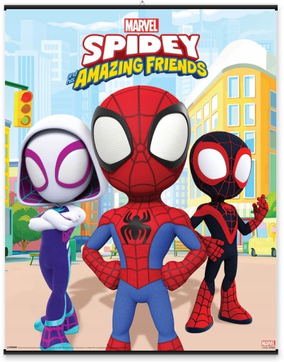 Plagát Spidey And His Amazing Friends 40x50 cm