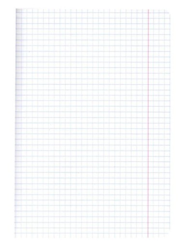 Zápisník A5 so 60 štvorcovými stranami s matematickým cheat sheet