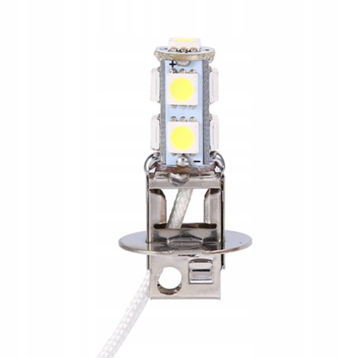 2x LED HMLOVÉ SVETLÁ H3-5050-9 SMD DC12V 6500K BIELA