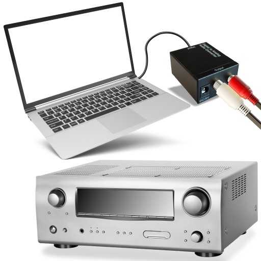 DAC DIGITÁLNY NA ANALOGOVÝ PREVODNÍK + OPTICKÝ KÁBEL