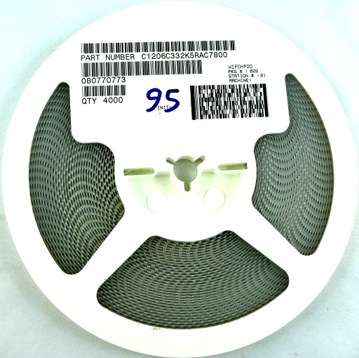 Keramické 3,3nF 50V DC 10% 50ks.