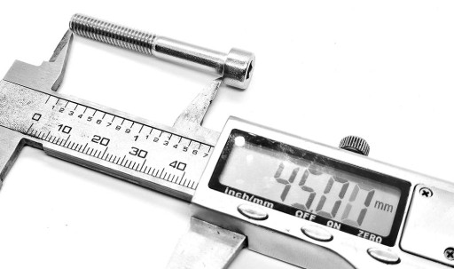 VIDLIČOVÉ SVETLÁ M6x45mm PREDNÉ SVETLÁ, NEREZ