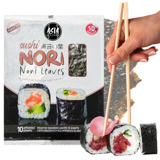 MORSKÉ RIASY 10 ks NORI RIASY na SUSHI zlaté YAKI