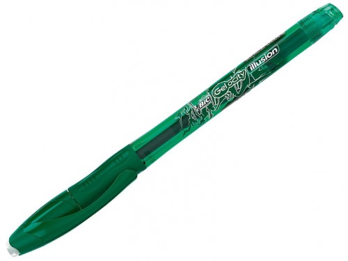 BiC Gelocity Illusion zmazateľné pero, zelené