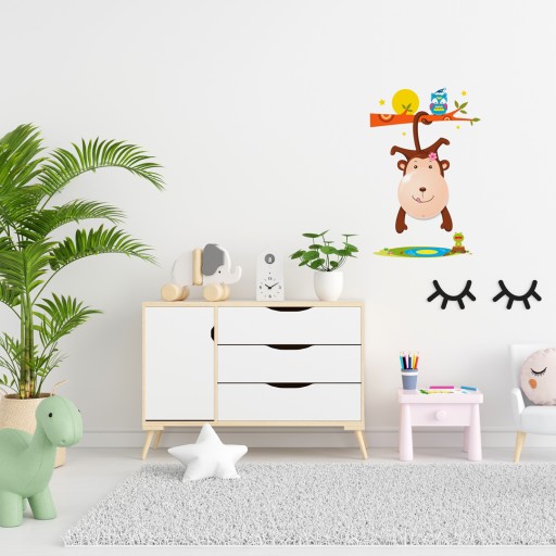 MONKEY DETSKÁ LAMPA 0,6W LED Dekorácia do izby