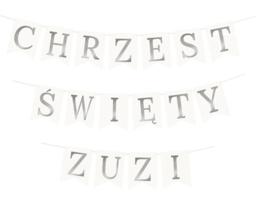 Banner Garland Vlajky Vaše vlastné AKÉKOĽVEK LIST Personalizované