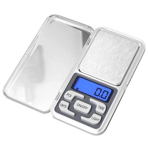 PRESNÁ VÁHA NA ELEKTRONICKÉ ŠPERKY 0,1g / 500g LCD + SÚPRAVA BATÉRIÍ
