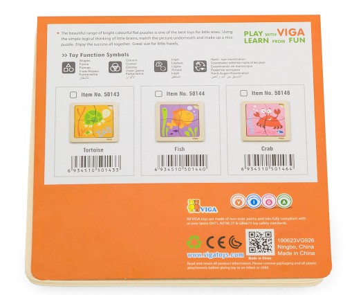 Viga 50146 Puzzle na podložke - krab