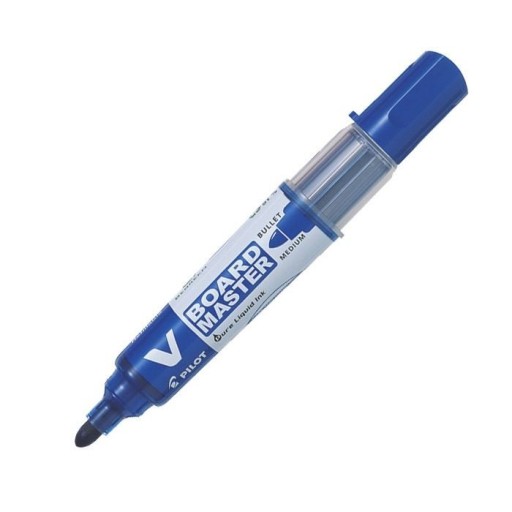 ZNAČOVAČ ZA SUCHA Pilot V Board Master okrúhly hrot 6 mm, MODRÁ