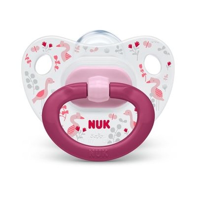 NUK ukľudňujúci cumlík SILIKONOVÝ 18-36m HAPPY D