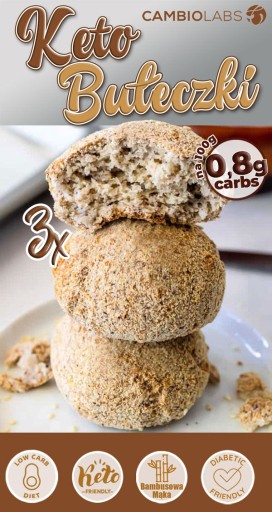 KETO BUNS BUNNS bez cukru, sacharidov - Ketogenic - pre diabetikov