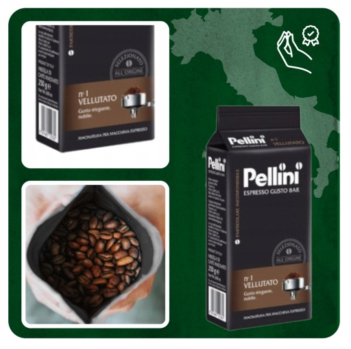 Pellini Espresso n'1 Vellutato 250g mletá káva