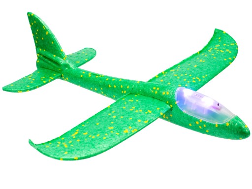 STYROPENOVÝ LIETADOVÝ KLUZÁK 47 CM SO SVIETIACI LED