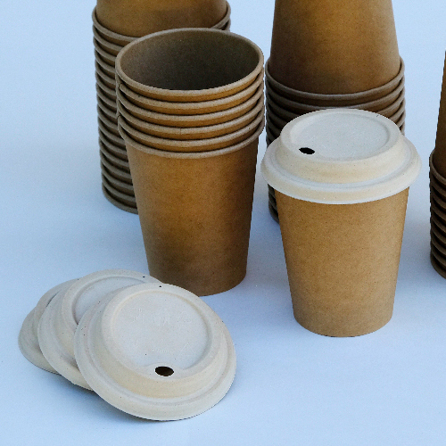 Viečka, jazýčkové viečka na poháre - biele - priemer 90mm - 50 kusov