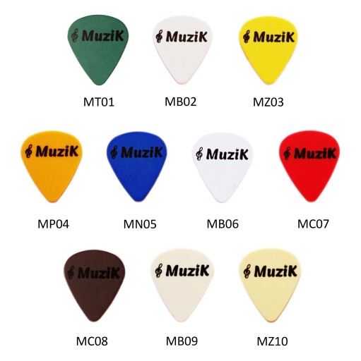 Gitarové trsátka 5 KS MuziK trsátko | SET