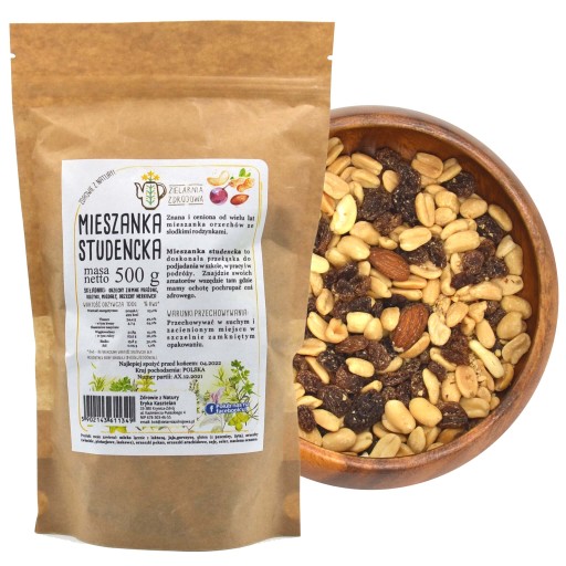 ŠTUDENTSKÁ ZMES NATURAL FRESH 500g