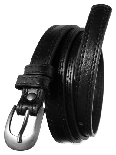 Dámsky čierny Opasok Cavaldi SBB-CV-1 BLACK 105