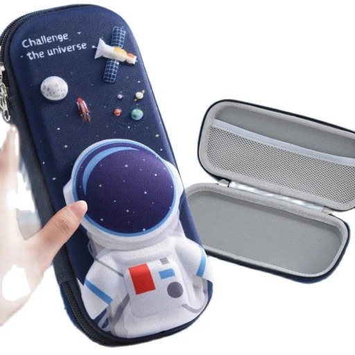 3D skladací peračník pre chlapca kozmonauta