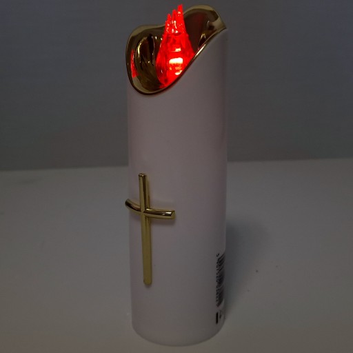 VEĽKÁ LED VLOŽKA SVIEČKY NAPÁJANÁ AKUMULÁTOROU 17cm PRE GRANES VLOŽKY SVIEČKY